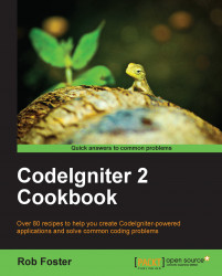 CodeIgniter 2 Cookbook