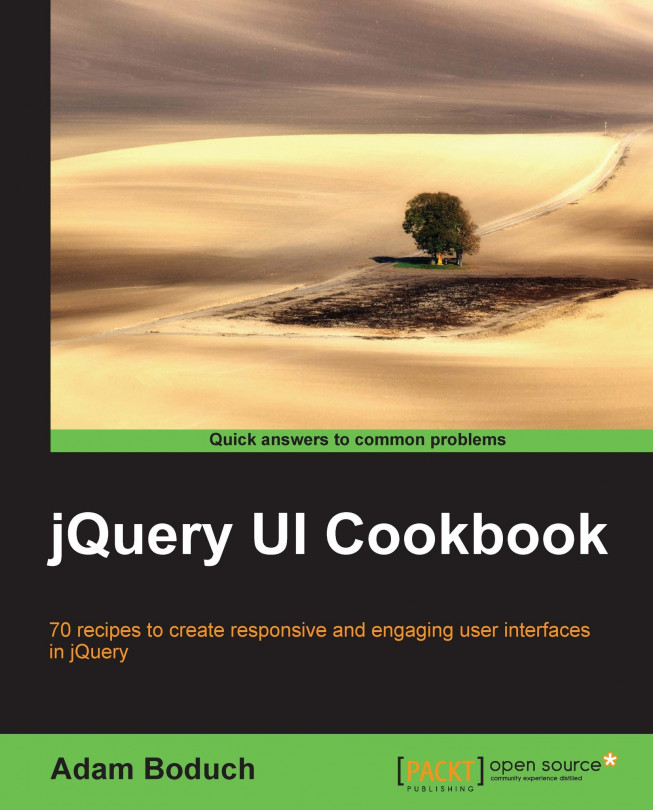 jQuery UI Cookbook