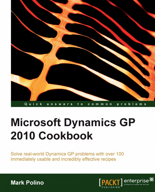 Microsoft Dynamics GP 2010 Cookbook