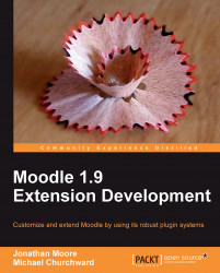 Moodle 1.9 Extension Development