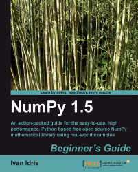 NumPy 1.5 Beginner's Guide