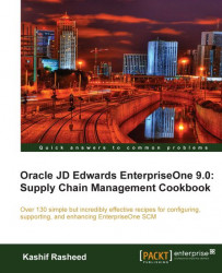 Oracle JD Edwards EnterpriseOne 9.0: Supply Chain Management Cookbook