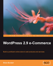 WordPress 2.9 E-Commerce