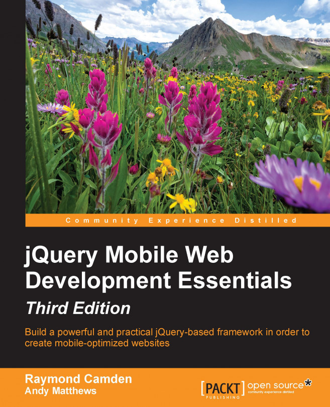 jQuery Mobile Web Development Essentials-Third Edition