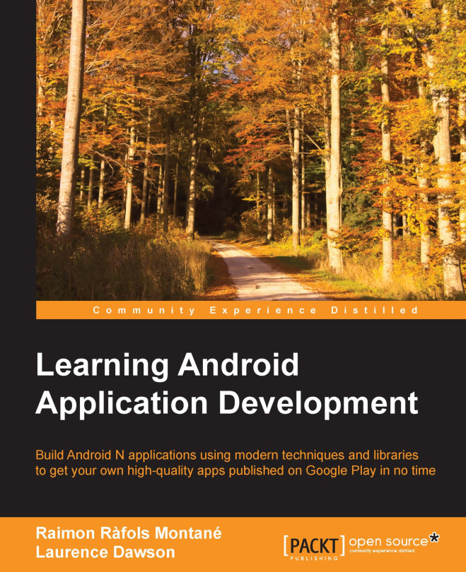 Learning Android Application Development