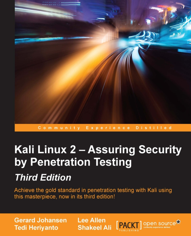 Kali Linux 2 ??? Assuring Security by Penetration Testing