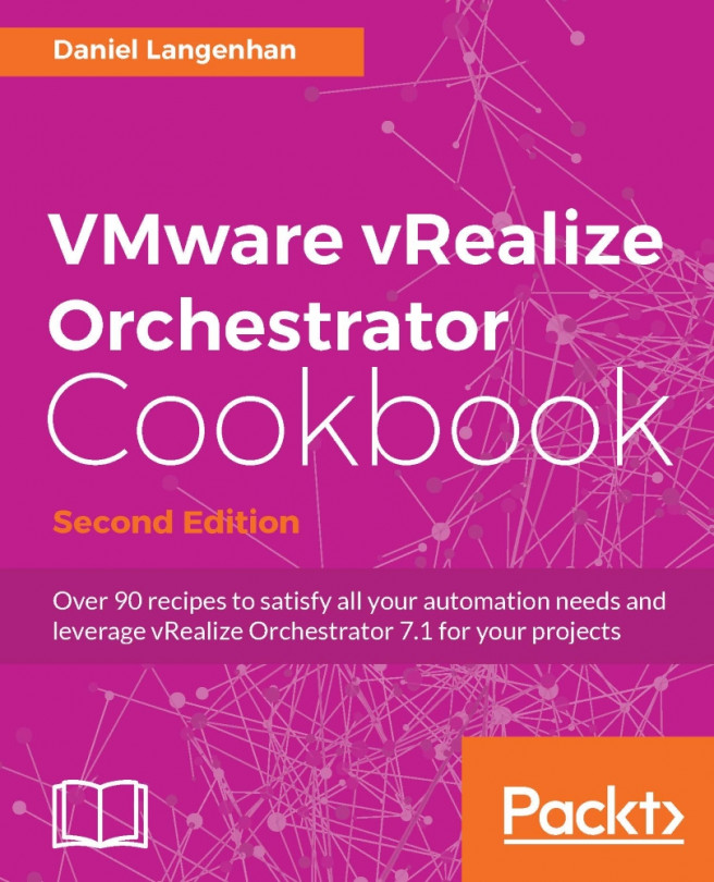 VMware vRealize Orchestrator Cookbook.