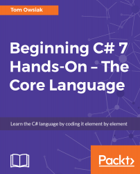 Beginning C# 7 Hands-On - The Core Language