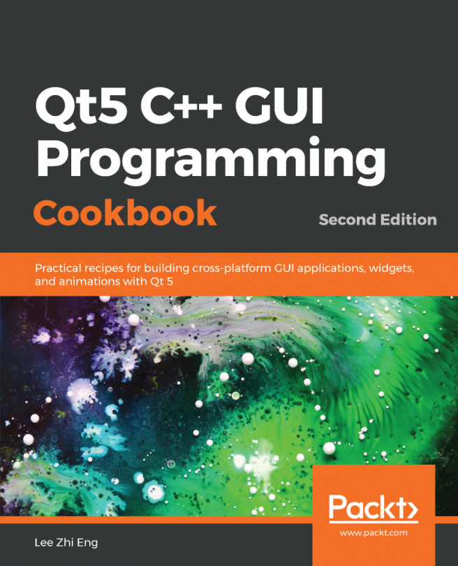 Qt5 C++ GUI Programming Cookbook.