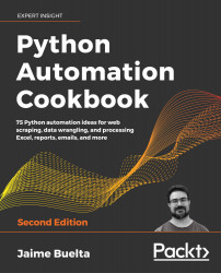 Python Automation Cookbook - Second Edition