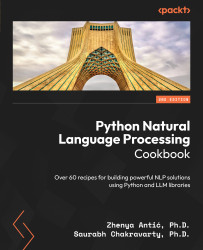 Cover image for Python Natural Language Processing Cookbook