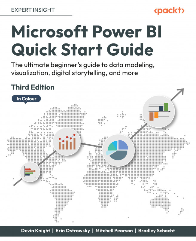 Microsoft Power BI Quick Start Guide: The ultimate beginner's guide to data modeling, visualization, digital storytelling, and more, Third Edition