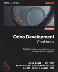 Cover image for Odoo Development Cookbook