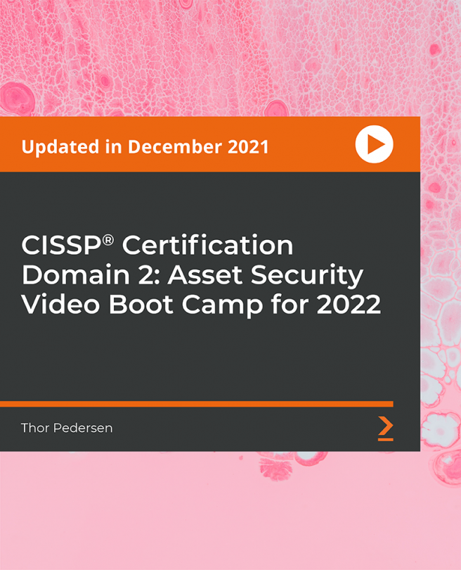 CISSP®️ Certification Domain 2: Asset Security Video Boot Camp for 2022