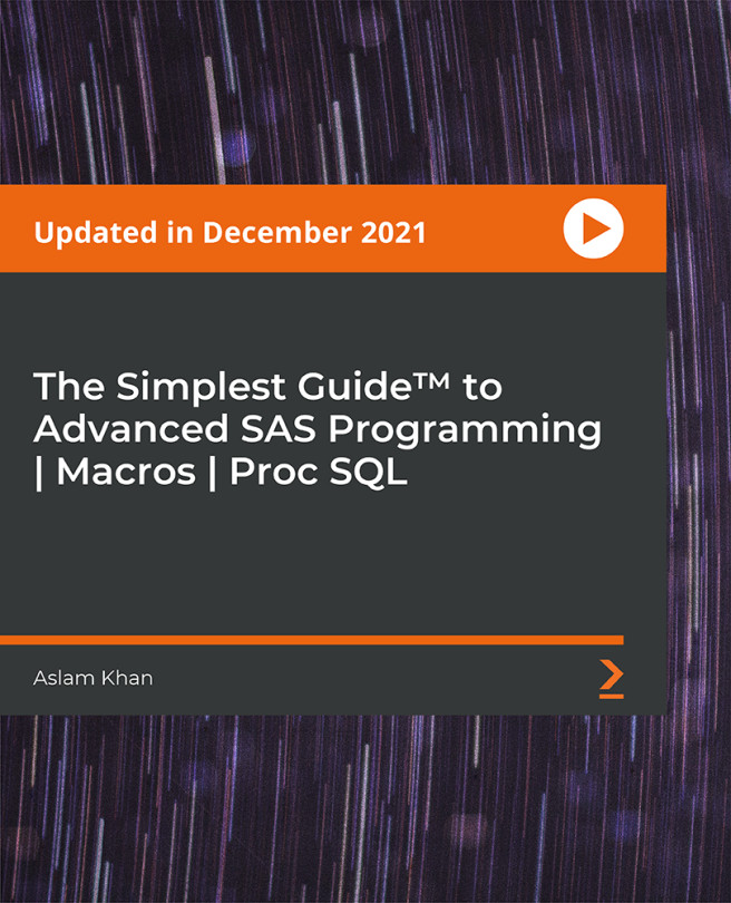 Proc SQL | The Simplest Guide™ to Advanced SAS Programming | Macros ...
