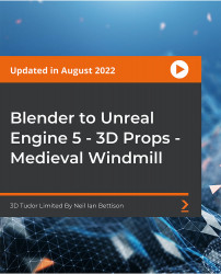 Blender to Unreal Engine 5 - 3D Props - Medieval Windmill  [Video]