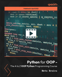 Python for OOP - The A to Z OOP Python Programming Course [Video]