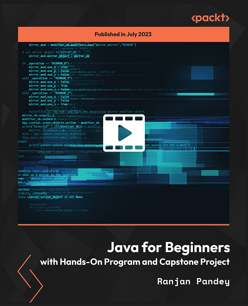 Java for Beginners with Hands-On Program and Capstone Project