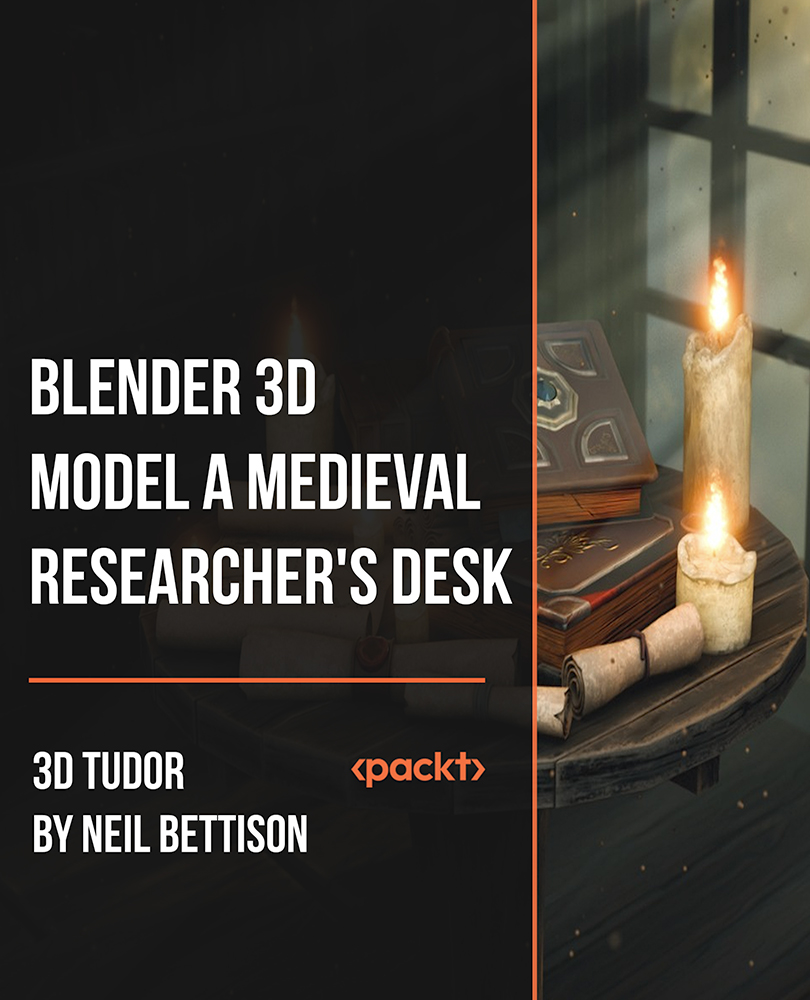 Blender 3D – Model a Medieval Researcher's Desk