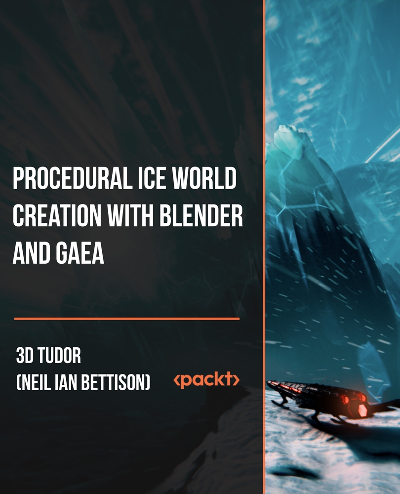 Procedural Ice World Creation with Blender and Gaea