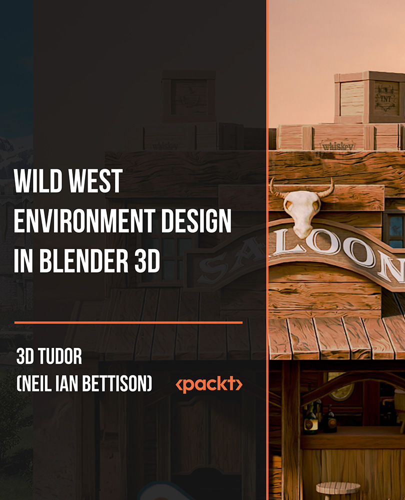 Wild West Environment Design in Blender 3D