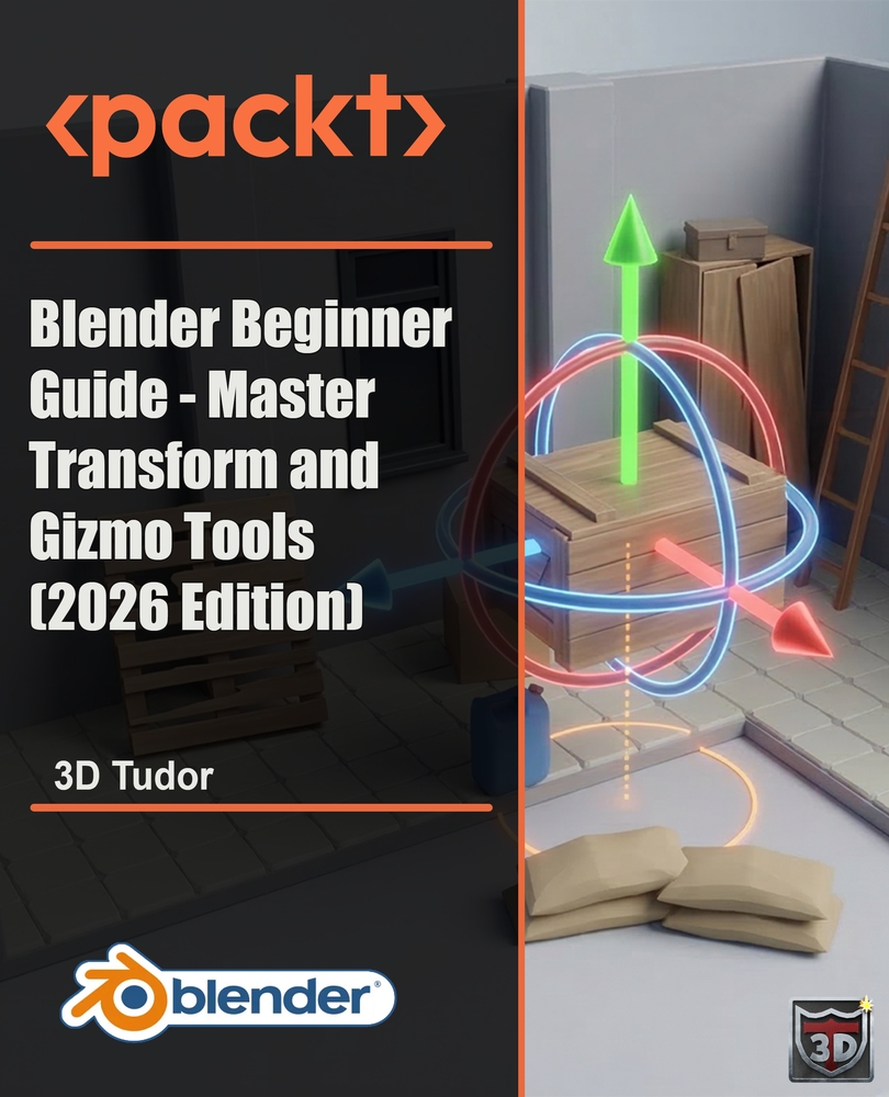 Blender Beginner Guide - Master Transform and Gizmo Tools (2026 Edition)