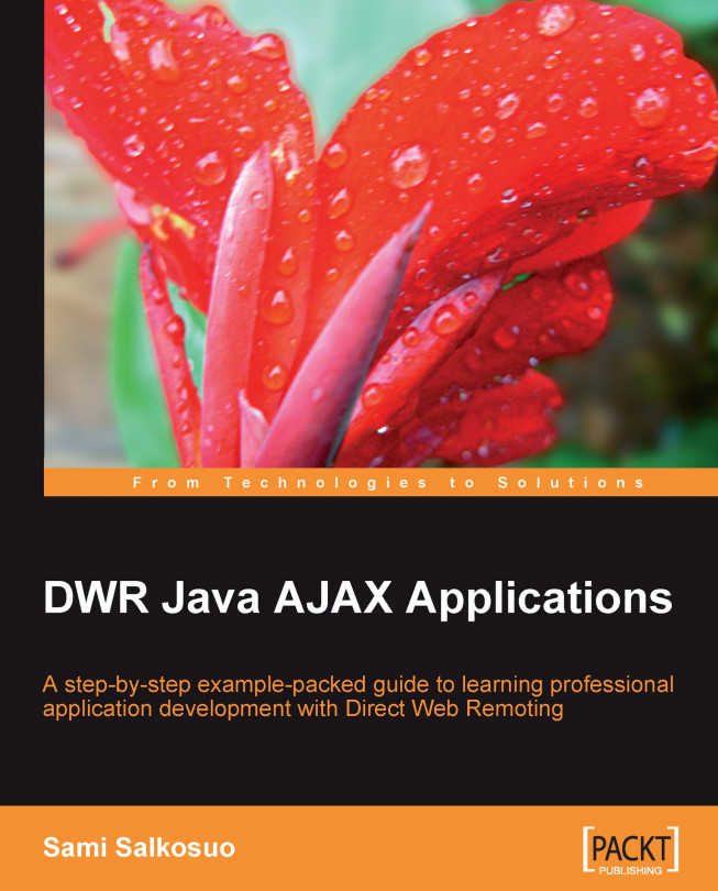 DWR Java AJAX Applications