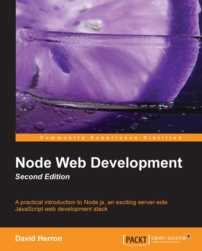 Node Web Development - Second Edition