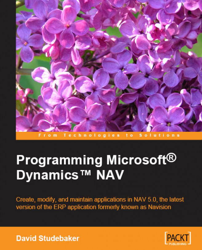 Programming Microsoft Dynamics NAV
