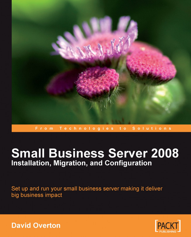 Small Business Server 2008 - Installation, Migration, and Configuration