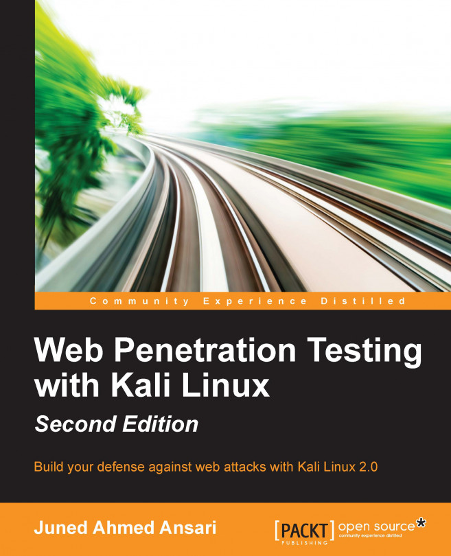 Web Penetration Testing with Kali Linux 2.0, Second Edition